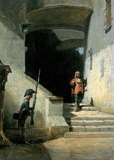 Carl Spitzweg Serenissimus oil painting image